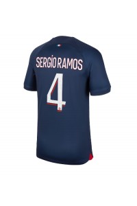 Paris Saint-Germain Sergio Ramos #4 Fotballdrakt Hjemme Klær 2023-24 Korte ermer